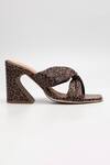 Heel Your Sole_Brown Lulu Leopard Pattern Block Heels _Online_at_Aza_Fashions