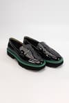 Shop_Heel Your Sole_Green Nash Heeled Loafers _at_Aza_Fashions