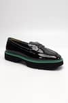 Heel Your Sole_Green Nash Heeled Loafers _Online_at_Aza_Fashions