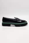 Buy_Heel Your Sole_Green Nash Heeled Loafers _Online_at_Aza_Fashions