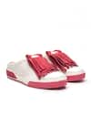 Shop_Heel Your Sole_Pink Musee Tassel Front Sneakers _at_Aza_Fashions