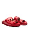 Buy_Heel Your Sole_Red Pompidou Flats _at_Aza_Fashions