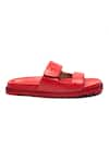 Heel Your Sole_Red Pompidou Flats _Online_at_Aza_Fashions