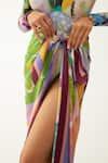 Buy_Tizzi_Multi Color Chiffon Satin Printed Abstract Beach Bum Sarong  _Online_at_Aza_Fashions