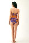 Shop_Tizzi_Multi Color Wonder Fabric Printed Palace Sweetheart Aethaer Swimsuit  _at_Aza_Fashions