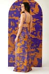 Shop_Tizzi_Multi Color Chiffon Satin Printed Palace Synoro Skirt  _at_Aza_Fashions