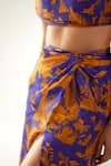 Buy_Tizzi_Multi Color Chiffon Satin Printed Palace Synoro Skirt  _Online_at_Aza_Fashions
