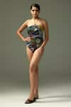 Buy_Tizzi_Multi Color Wonder Fabric Print Cordelia Art Convergence Monokini  _at_Aza_Fashions