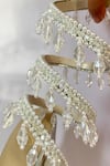 Ciel_Silver Crystals Chandelier Embellished Spiral Heels _Online_at_Aza_Fashions