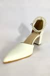 Shop_Ciel_White Pearl Embellished Strap Block Heels _at_Aza_Fashions