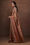 Buy_Dressfolk_Silver Tissue Seher Handwoven Saree With Unstitched Blouse Fabric _Online_at_Aza_Fashions