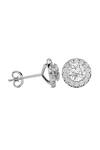 Buy_Joules By Radhika_White Imitation Diamonds Solitaire Stone Orbit Helix Studs_Online_at_Aza_Fashions
