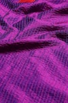 Shop_Abraham & Thakore_Purple Silk Embroidered Stitchline Thread Round Shot Work Kurta  _Online_at_Aza_Fashions