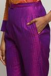 Shop_Abraham And Thakore_Purple Silk Embroidery Pant _Online_at_Aza_Fashions
