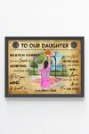Buy_My Kids Wall_Black Engineered Wood Print Basketball Player Girl Personalised Wall Art_at_Aza_Fashions