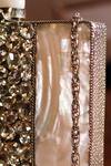 The Tan Clan_Silver Mother Of Pearls Liyana Embellished Clutch _at_Aza_Fashions