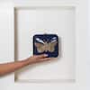 Buy_The Tan Clan_Blue Beads, Sequins Nigah Butterfly Hand Embroidered Clutch _Online_at_Aza_Fashions