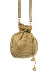 Shop_SG Collection by Sonia Gulrajani_Gold Hand Cut Beads Work Mayfair Embroidered Potli Bag _at_Aza_Fashions