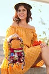 Buy_Born Flash_Multi Color Beads Embellished Bag _at_Aza_Fashions