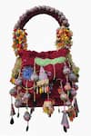Shop_Born Flash_Multi Color Beads Embellished Bag _at_Aza_Fashions