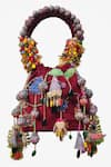Shop_Born Flash_Multi Color Beads Embellished Bag _Online_at_Aza_Fashions