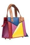 Born Flash_Multi Color Tassels Prisma Leather Bag_Online_at_Aza_Fashions