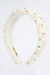 Buy_Born Flash_White Pearls Embellished Hair Band _Online_at_Aza_Fashions