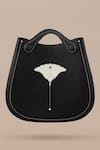 Buy_Ampm_Black Judy Bloom Tote Bag _at_Aza_Fashions
