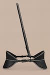 Buy_Ampm_Black Ines Metal Stud Embellished Belt _at_Aza_Fashions