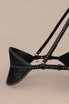 Buy_Ampm_Black Ines Metal Stud Embellished Belt 