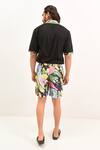 Shop_Rimi Nayak_Multi Color Rayon Print Floral Shorts _at_Aza_Fashions