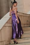 Shop_Cin Cin_Purple Lycra Straight Strapless Dress _at_Aza_Fashions