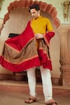 Buy_Toosh Kashmir_Maroon Embroidery Sozni Palladar Pashmina Dushala_at_Aza_Fashions
