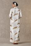 Shop_Masaba_Ivory Sequins Printed And Embroidered Floral & Work Masakali Kurta _at_Aza_Fashions