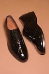 Shop_Dmodot_Black Carrero Lustro Oxford Brogue Shoes _at_Aza_Fashions