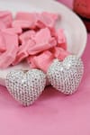 Shop_MNSH_Silver Plated Faux Diamonds Mini Heart Studs _at_Aza_Fashions