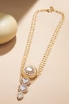 Buy_Joules by Radhika_Gold Plated Mystical Polki Necklace _at_Aza_Fashions