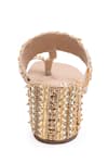 Shop_5Elements_Gold Bead Jason Cutdana And Embellished Kolhapuri Heels _Online_at_Aza_Fashions