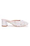 Shop_5Elements_Gold Stone Siya And Pearl Embroidered Mule Heels _Online_at_Aza_Fashions