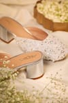 5Elements_Gold Stone Siya And Pearl Embroidered Mule Heels _Online