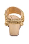 5Elements_Gold Ghungroo Asteria Embellished Kolhapuri Wedges _at_Aza_Fashions