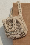 Shop_ETCETERA_Off White Embellished Crochet Mini Bag _at_Aza_Fashions