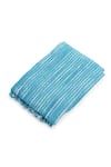 Amoliconcepts_Blue Cotton Acrylic Thread Embroidered Throw _Online_at_Aza_Fashions