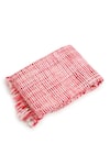 Amoliconcepts_Fuchsia 100% Wool Acrylic Thread Work Throw _Online_at_Aza_Fashions