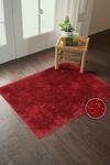 Buy_Kaleen India_Red 100% Polyester Hand-tufted Rectangular-shaped Rug_at_Aza_Fashions