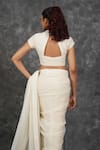 Shop_Neither Nor_Off White 100% Rayon Embroidered Thread High Neck Work Crop Top _at_Aza_Fashions