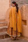 Shop Gulabo Jaipur Yellow Cotton Sequins, Embroidery Split Prital Wild Blossom Print Anarkali Set at Aza Fashions Shop_Gulabo Jaipur_Yellow Cotton Sequins, Embroidery Split Prital Wild Blossom Print Anarkali Set_at_Aza_Fashions
