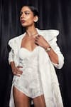 Buy_Pankaj & Nidhi_Ivory Tulle Embellished Cord Work Swirling Sea Accordion Jacket  _at_Aza_Fashions