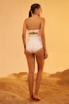 Shop_Tizzi_White Wonder Fabric Solid Halter Plegm Neck Monokini  _at_Aza_Fashions