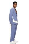 Shop_PARESH LAMBA SIGNATURES_Blue Cupro Plain Straight Fit Trouser  _Online_at_Aza_Fashions